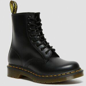 Dr. Martens Black Leather Moto Boots